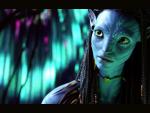 Zoe Saldana caracterizada como Neytiri en 'Avatar'.