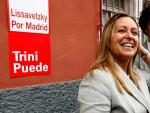 La aspirante socialista a la candidatura a la Comunidad de Madrid, Trinidad Jim&eacute;nez, junto al secretario de Movimientos Sociales y Relaciones con las ONG, Pedro Zerolo.