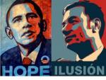 Cartel creado por simpatizantes de Tom&aacute;s G&oacute;mez, a imagen y semejanza del utilizado por Barack Obama.