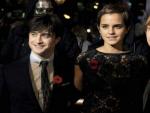 Emma Watson, junto a sus compa&ntilde;eros de reparto en 'Harry Potter'.