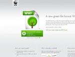 Anuncio del formato ecol&oacute;gico .WWF.