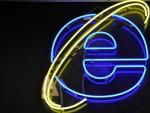 Logo del navegador de Microsoft, Internet Explorer.
