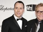 David Furnish y Elton John.
