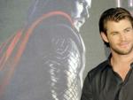 Chris Hemsworth durante la presentaci&oacute;n de la pel&iacute;cula 'Thor' en Madrid.