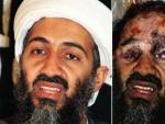 A la izquierda, un retrato de Bin Laden. A la derecha, la foto falsa con el rostro del fundador de Al Qaeda, ya sin vida, divulgada a trav&eacute;s de una televisi&oacute;n pakistan&iacute;.