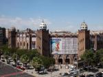 La plaza de toros Monumental de Barcelona.