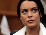 La actriz Lindsay Lohan ante el tribunal, en una imagen de archivo.