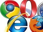Logotipos de varios navegadores de Internet.