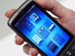 Un HTC Desire Smartphone con un sistema operativo Android 2.1.