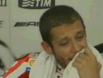 Valentino Rossi llora la muerte de su amigo Marco Simoncelli.