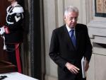 Mario Monti, tras ser designado como encargado para formar el nuevo Ejecutivo tras la dimisi&oacute;n de Berlusconi.