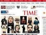 Imagen de la web de la revista 'Time' en la que se muestra el reportaje 'Person of the Year'.