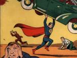 Detalle de la portada del n&uacute;mero 1 de 'Action Comics' (1938), en cuyas vi&ntilde;etas fue presentado por primera vez Superman.