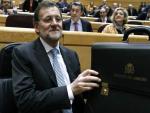 Rajoy, en el pleno del Senado.