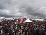Miles de personas durante la celebraci&oacute;n del D&iacute;a de Castilla y Le&oacute;n en Villalar (Valladolid).