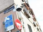 C&aacute;mara de vigilancia del Ayuntamiento de Madrid en la calle de Mes&oacute;n de Paredes.