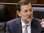 Mariano Rajoy, presentando los recortes sociales y econ&oacute;micos en el Congreso de los Diputados.