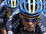 El ciclista espa&ntilde;ol del Saxo Bank, Alberto Contador.