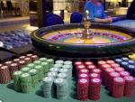 Mesa de juego de un casino.