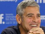 El actor George Clooney, durante la rueda de prensa que ha ofrecido en el Festival de Cine de Toronto para presentar, 'The Descendants'.