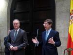 Fabra y Goirigolzarri presentan el convenio para cesi&oacute;n de viviendas de Bankia.