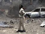Imagen del atentado que Al Sharab cometi&oacute; el pasado mes de octubre en Mogadiscio, capital de Somalia.