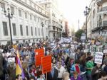 El movimiento 15M se manifiesta en Andaluc&iacute;a durante la semana previa a las elecciones del domingo 25 de marzo.