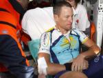 El exciclista estadounidense, Lance Armstrong, en una imagen de archivo durante su etapa en el Astana.