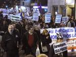 Centenares de personas protestan en Madrid contra la &quot;estafa&quot; de Eurovegas.