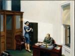 'Office at Night' (1940), uno de los cuadros representativos de Hopper incluidos en la exposici&oacute;n 'Hopper Drawing' ('Hopper dibujando'), que estudia en profundidad por primera vez el proceso creativo y t&eacute;cnico del artista