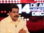 Nicol&aacute;s Maduro, el 11 de marzo de 2013, durante una entrevista con Telesur en Caracas.