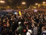 Miles de manifestantes protestan en el centro de Madrid durante el 25-S.