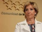 La expresidenta de la Comunidad de Madrid, Esperanza Aguirre.