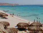 Playa de Al-Mahmya en la localidad tur&iacute;stica de Hurgada (Egipto).