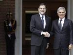 Mariano Rajoy junto al canciller federal de la Rep&uacute;blica de Austria, Werner Faymann.