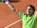 David Ferrer celebra su pase a las semifinales de Roland Garros.