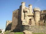 Una vista del Castillo de los Templarios en Ponferrada.