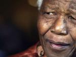 Nelson Mandela, el d&iacute;a que anunci&oacute; su retirada de la pol&iacute;tica.