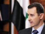 El presidente sirio, Bachar al Asad, durante una entrevista.