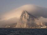 El Pe&ntilde;&oacute;n de Gibraltar, visto desde la L&iacute;nea de la Concepci&oacute;n.