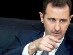 Fotograf&iacute;a cedida por la Agencia &Aacute;rabe Siria de Noticias (SANA), que muestra al presidente sirio, Bashar al-Assad, mientras habla durante una entrevista con el peri&oacute;dico franc&eacute;s Le Figaro, en Damasco (Siria).