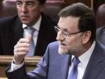 Mariano Rajoy, durante una sesi&oacute;n de control al Gobierno