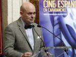 Fernando Villalonga, delegado de Las Artes del Ayuntamiento de Madrid, durante la presentaci&oacute;n de un certamen de cine.