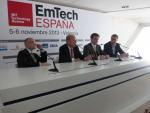 Buch durante la rueda de prensa del Congreso EmTech-Espa&ntilde;a.