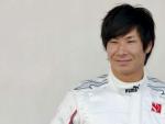 El piloto japon&eacute;s de F&oacute;rmula 1 Kamui Kobayashi, durante una presentaci&oacute;n en 2010.