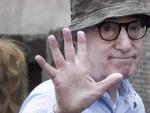 Woody Allen , durante un rodaje en Italia.