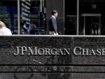 Anuncio del JPMorgan Chase, en Nueva York.