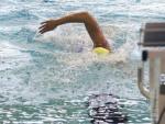 La nadadora catalana Mireia Belmonte, en acci&oacute;n durante una de las pruebas en las que compiti&oacute; en los Nacionales de Palma de Mallorca 2014.