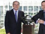 El Presidente de Repsol, Antonio Brufau, junto con el nuevo Consejero Delegado de la Compa&ntilde;&iacute;a, Josu Jon Imaz.