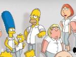 Los miembros de 'Los Simpson' y 'Padre de familia', juntos en un cap&iacute;tulo.